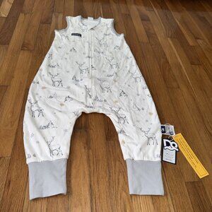 Domiamia Baby Sleep Sack with Feet 2 Layer Deer/Snowflakes Size XL